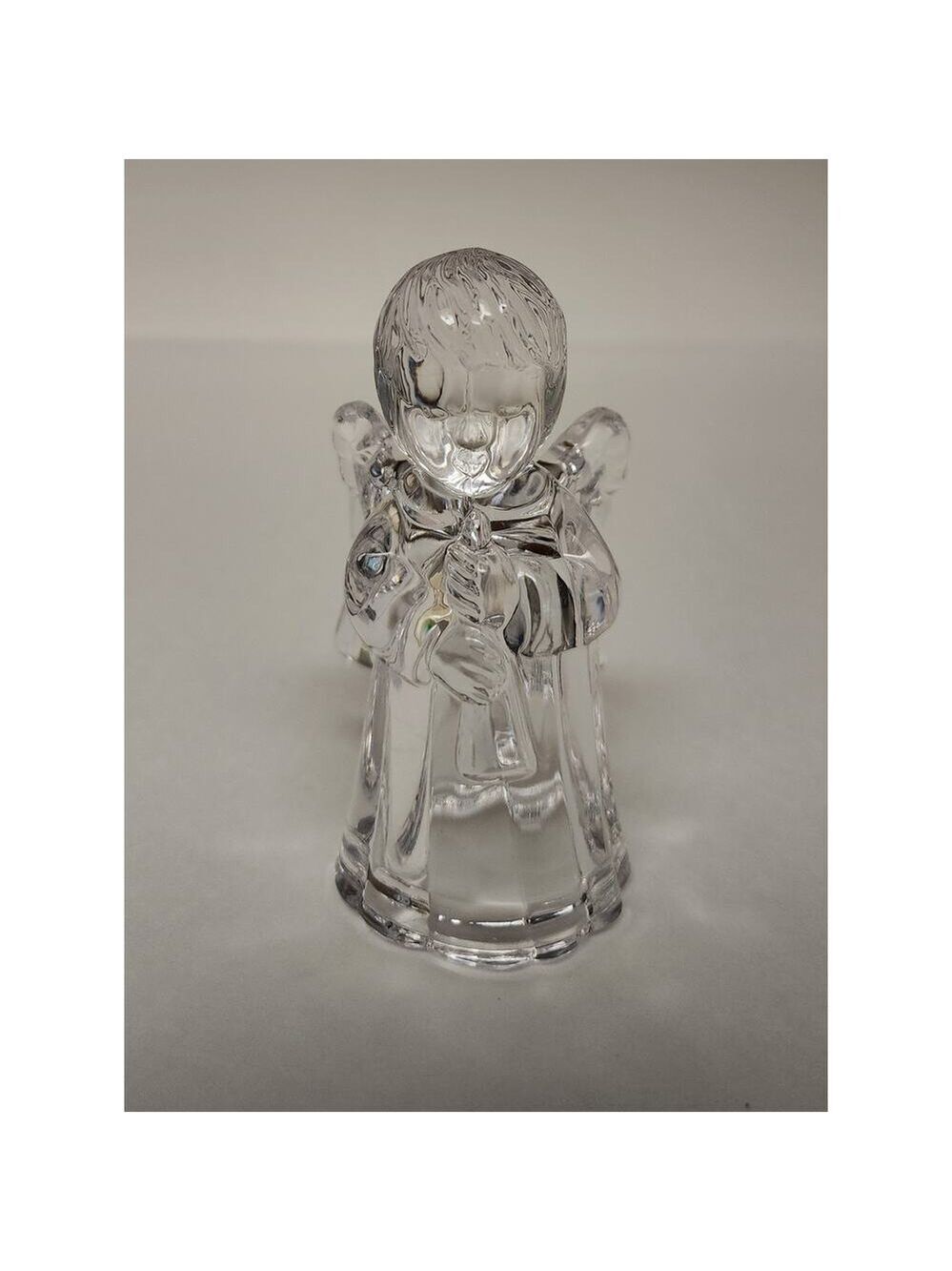 Mikasa  1980's Vintage Crystal Sweet Angel Glass Candlestic